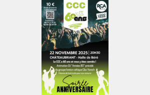Soirée anniversaire - 22 novembre