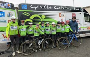 9 jeunes de l'école de vélo
