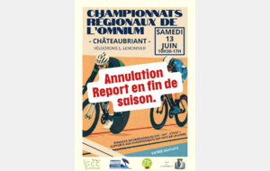 ANNULATIONS D'EPREUVES