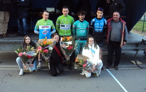 Podium de la course seniors