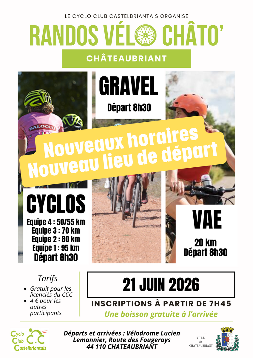 Randos Vélo Chato'