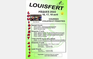 Course Louisfert 1,2,3 et J