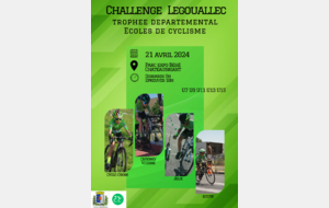 Trophée LEGOUALLEC Ecoles de vélo - CHATEAUBRIANT